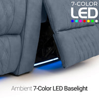 Luminis Zero Gravity Home Theater Seating with Heat & Massage Single Recliner