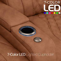 Luminis Zero Gravity Home Theater Seating with Heat & Massage Single Recliner