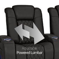 Virtuoso Zero Gravity Home Theater Seating with Heat & Massage