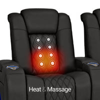 Virtuoso Zero Gravity Home Theater Seating with Heat & Massage