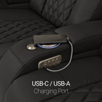 Virtuoso Zero Gravity Home Theater Seating with Heat & Massage