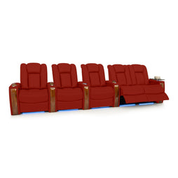 Monaco Italian Leather Home Theater Seating