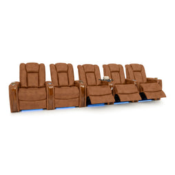 Monaco Italian Leather Home Theater Seating