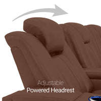 Monaco Italian Leather Home Theater Seating Single Recliner