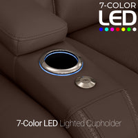 Caliente Zero Gravity Home Theater Seating with Heat & Massage Single Recliner