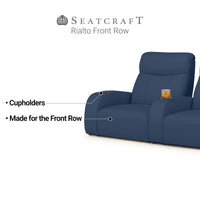 Rialto Italian Leather FRONTROW Theater Seating® Single Recliner