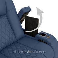 Diamante CoolZeroᵀᴹ Italian Leather BACKROW Theater Seating® Single Recliner