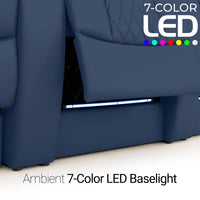 Diamante CoolZeroᵀᴹ Italian Leather BACKROW Theater Seating® Single Recliner