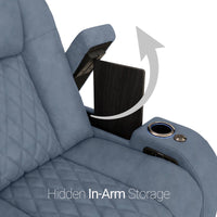 Diamante CoolZeroᵀᴹ Italian Leather BACKROW Theater Seating® Single Recliner