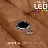Diamante CoolZeroᵀᴹ Italian Leather BACKROW Theater Seating® Single Recliner