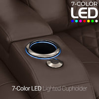 Diamante CoolZeroᵀᴹ Italian Leather Home Theater Seating Single Recliner