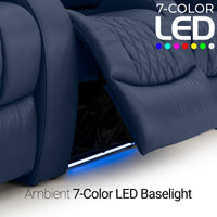 Diamante CoolZeroᵀᴹ Italian Leather Home Theater Seating Single Recliner