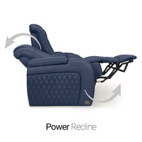 Diamante CoolZeroᵀᴹ Italian Leather Home Theater Seating Single Recliner