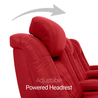 Diamante CoolZeroᵀᴹ Italian Leather Home Theater Seating Single Recliner