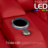 Diamante CoolZeroᵀᴹ Italian Leather Home Theater Seating Single Recliner