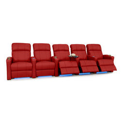 Napa Italian Leather Spacesaver Home Theater Seating