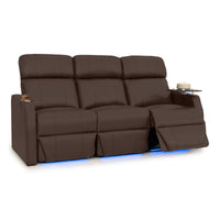 Sienna Italian Leather Spacesaver Home Theater Seating