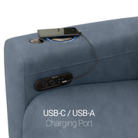 Diamante FX Flip-Up Headrest Single Recliner