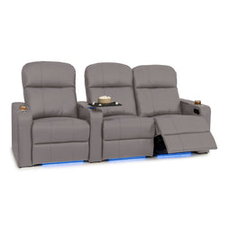 Venetian Italian Leather Home Theater Seating