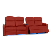 Venetian Italian Leather Home Theater Seating