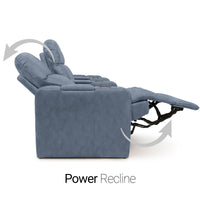 Venetian Italian Leather Home Theater Seating Single Recliner