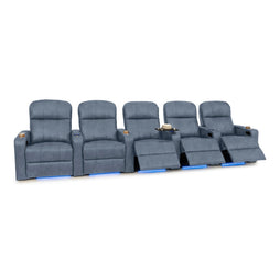 Venetian Italian Leather Home Theater Seating