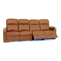 Venetian Italian Leather Home Theater Seating