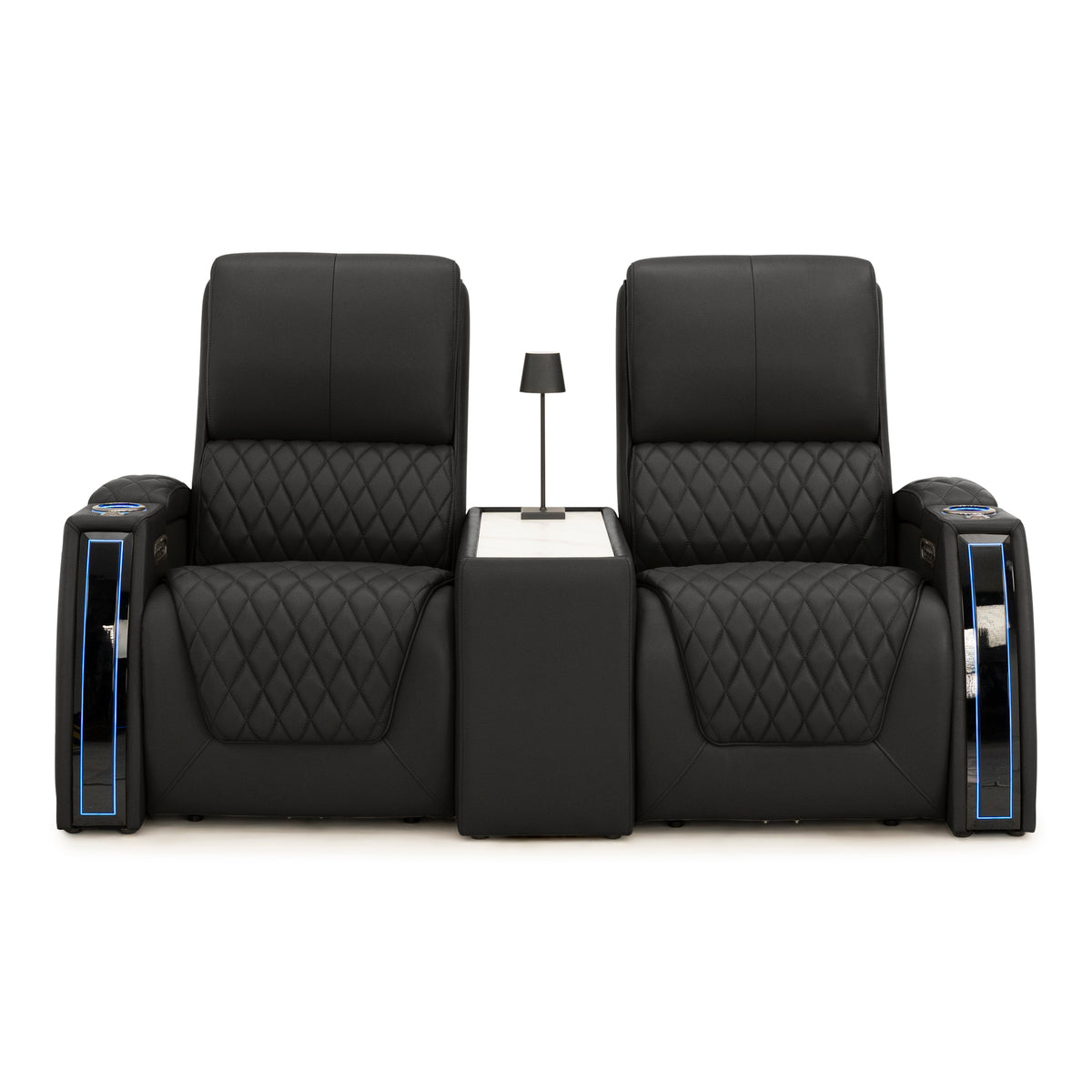 Apex CoolZeroᵀᴹ Console Table Italian Leather Home Theater Seats