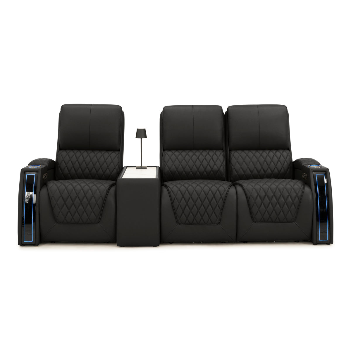 Apex CoolZeroᵀᴹ Console Table Italian Leather Home Theater Seats
