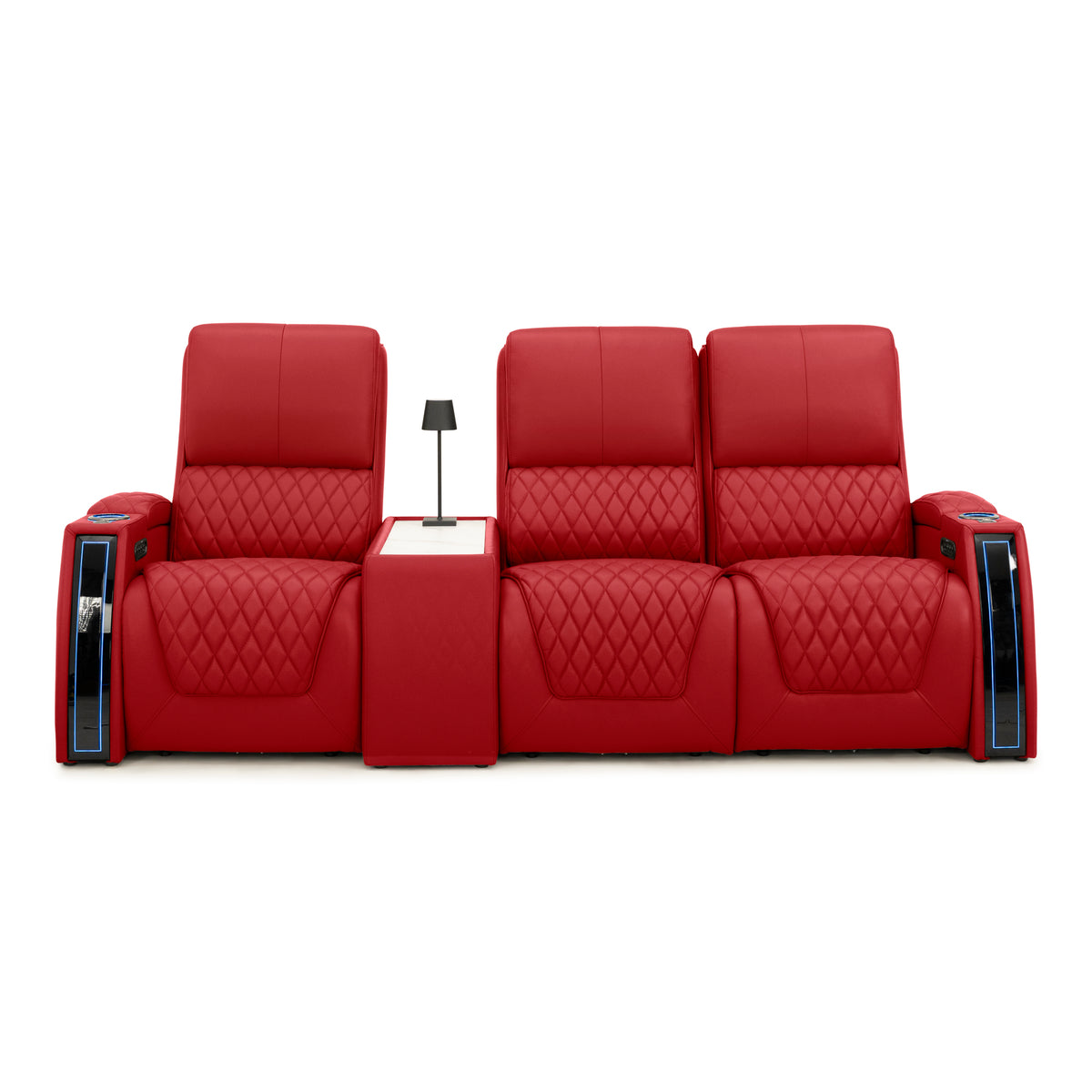 Apex CoolZeroᵀᴹ Console Table Italian Leather Home Theater Seats