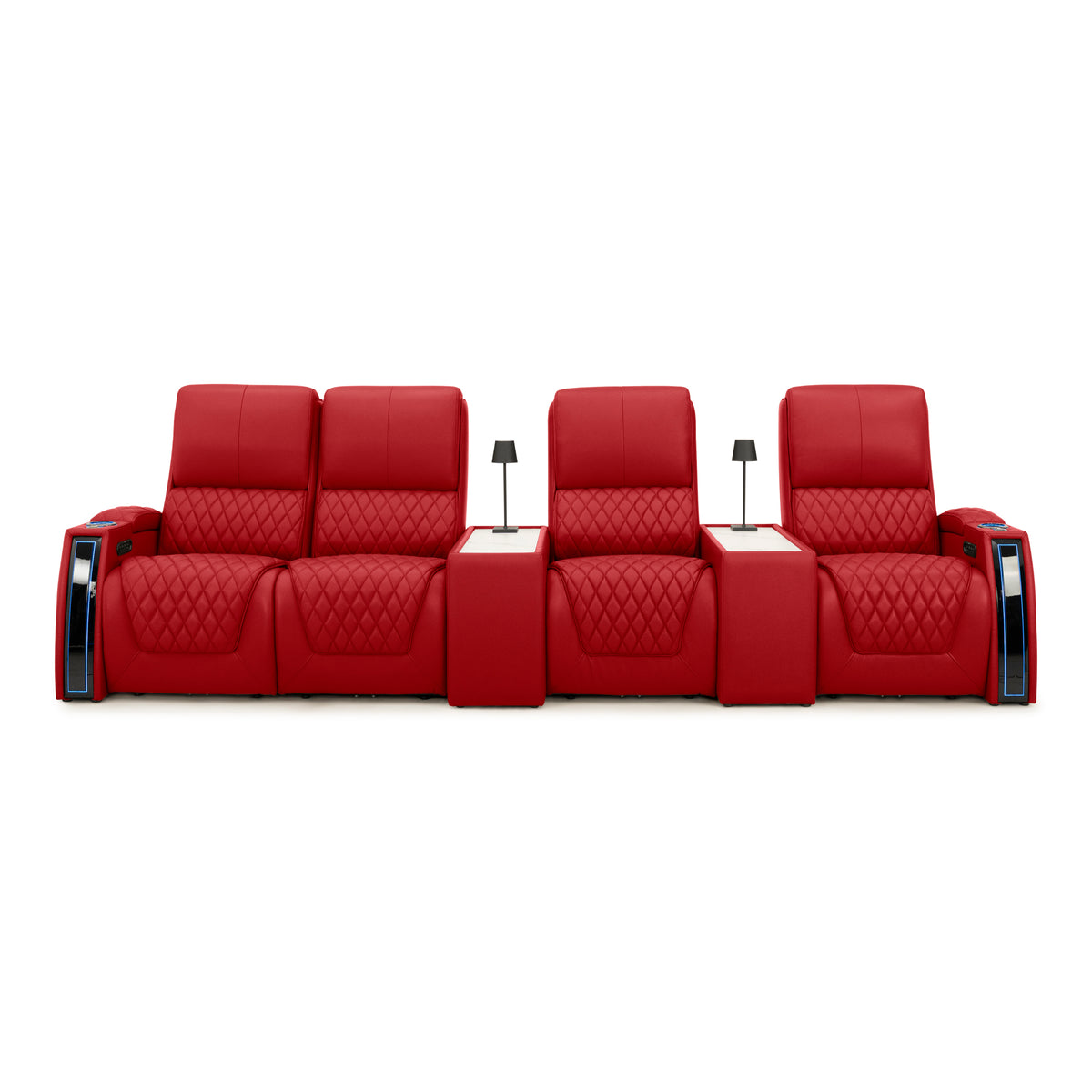 Apex CoolZeroᵀᴹ Console Table Italian Leather Home Theater Seats