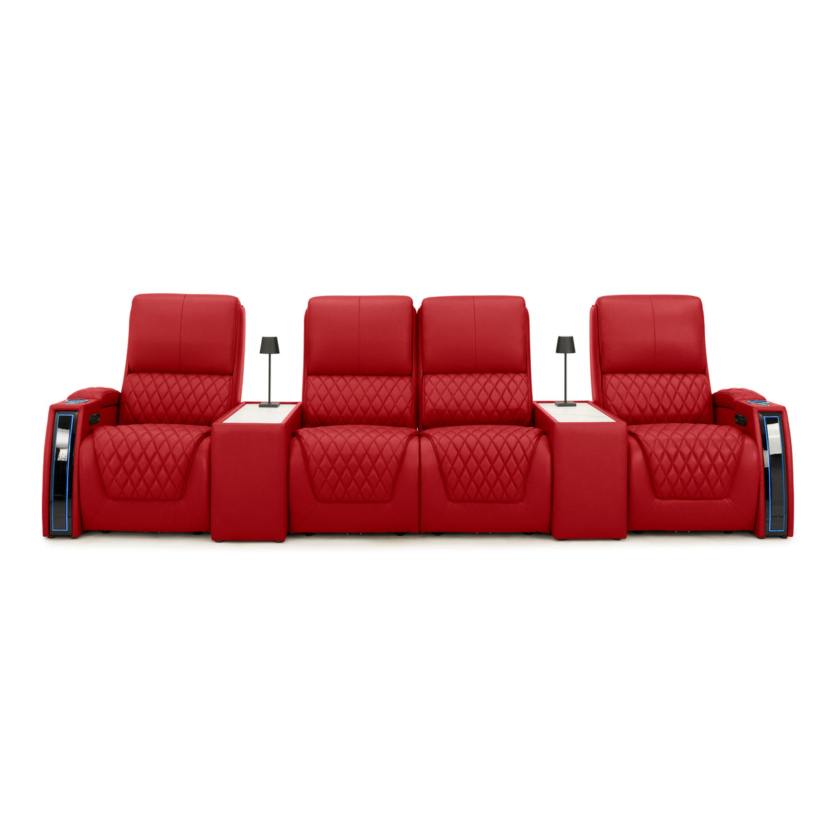 Apex CoolZeroᵀᴹ Console Table Italian Leather Home Theater Seats