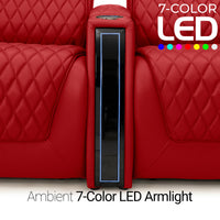 Apex CoolZeroᵀᴹ Console Table Italian Leather Home Theater Seats