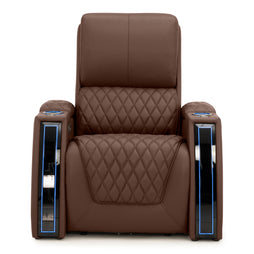Apex CoolZeroᵀᴹ Italian Leather Home Theater Seating Single Recliner