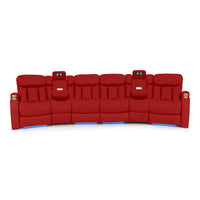 Seatcraft Niagara Italian Leather Sofa, Power Recline
