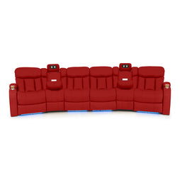 Seatcraft Niagara Italian Leather Sofa, Power Recline