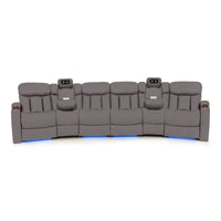 Seatcraft Niagara Italian Leather Sofa, Manual Recline