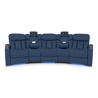 Seatcraft Niagara Italian Leather Sofa, Power Recline