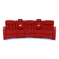 Seatcraft Niagara Italian Leather Sofa, Power Recline