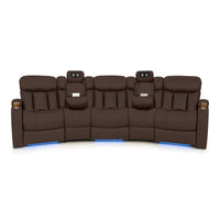 Seatcraft Niagara Italian Leather Sofa, Manual Recline
