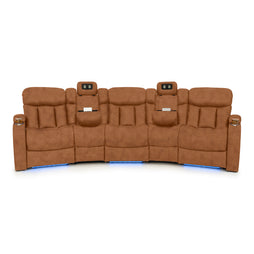 Seatcraft Niagara Italian Leather Sofa, Power Recline