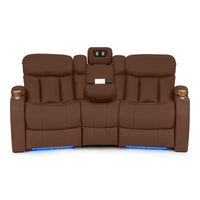 Seatcraft Niagara Italian Leather Sofa, Power Recline