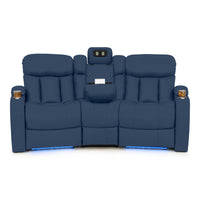 Seatcraft Niagara Italian Leather Sofa, Manual Recline