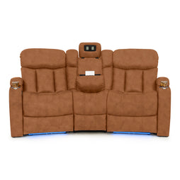 Seatcraft Niagara Italian Leather Sofa, Power Recline