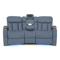 Seatcraft Niagara Italian Leather Sofa, Manual Recline