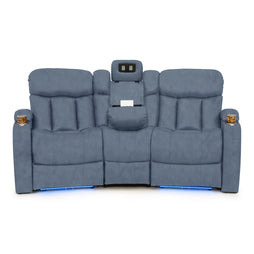 Seatcraft Niagara Italian Leather Sofa, Manual Recline