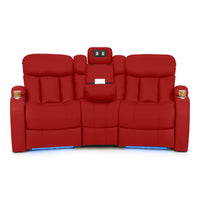 Seatcraft Niagara Italian Leather Sofa, Manual Recline