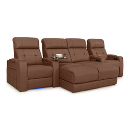 Kodiak Chaise CoolZeroᵀᴹ Italian Leather Home Theater Seating