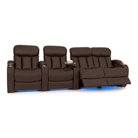 Grenada Italian Leather Home Theater Seating
