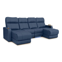 Monterey Chaise CoolZeroᵀᴹ Italian Leather Home Theater Seating